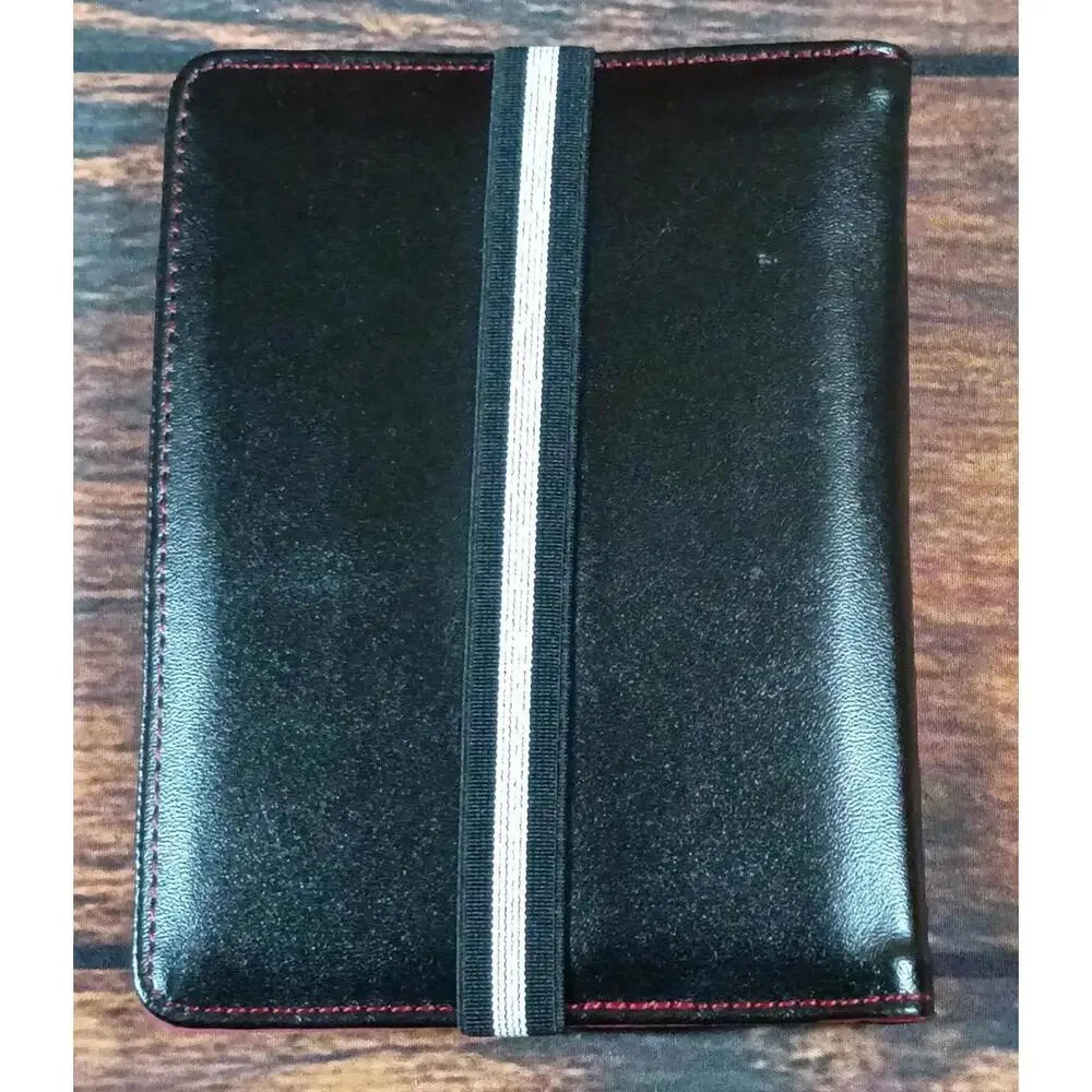 Y&G‎ Black Red Passport Holder Wallet
